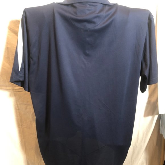 DC Performance 2XL Mens Navy Blue Short Sleeve Polo Shirt - Picture 3 of 4